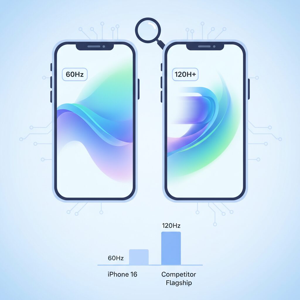 競合フラッグシップとのディスプレイ仕様比較 のイメージ