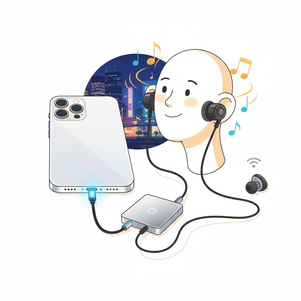 iPhone 16eのUSB-C化がオーディオ環境にもたらした変化 のイメージ