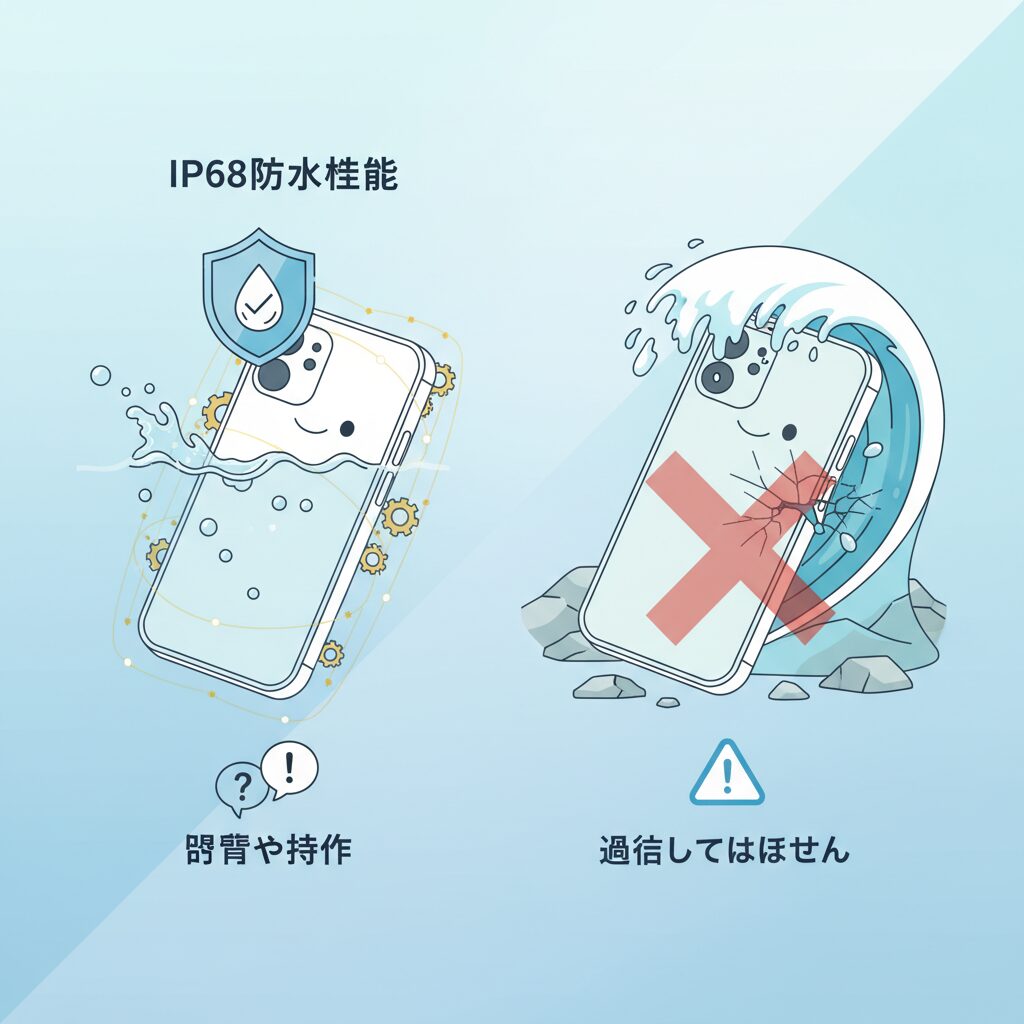 IP68防水性能の仕組みと過信してはいけない理由 のイメージ