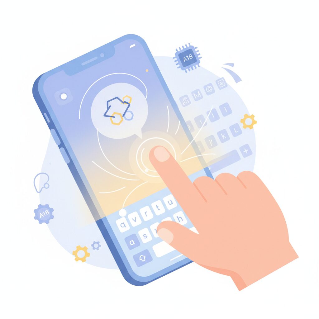 60Hzディスプレイはフリック入力の弱点になるのか のイメージ