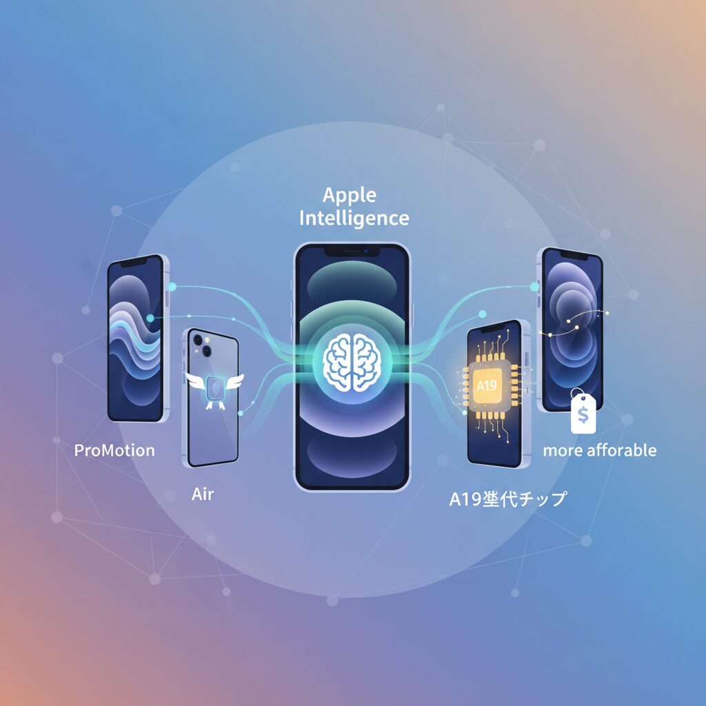 A19世代チップがもたらすAI時代のパフォーマンス差 のイメージ