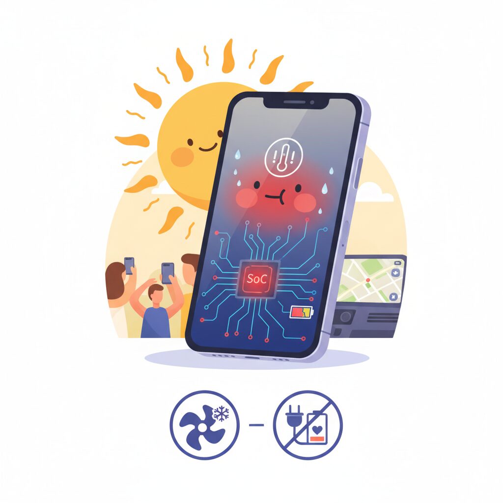 SoCと電力消費の関係：処理が速いほど熱くなる理由 のイメージ