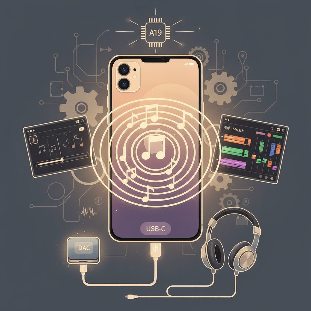 A19チップとUSB-C仕様がオーディオ体験に与える影響 のイメージ