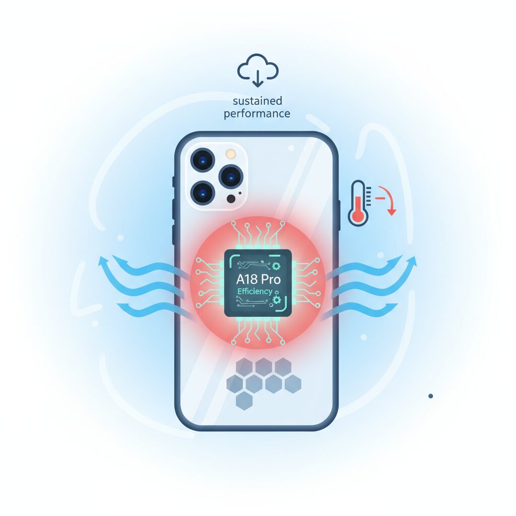 A18 Proチップの設計思想と電力効率の進化 のイメージ
