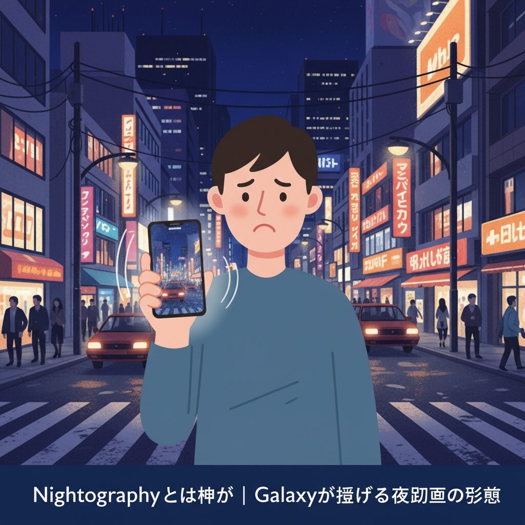 Nightographyとは何か｜Galaxyが掲げる夜動画の思想 のイメージ