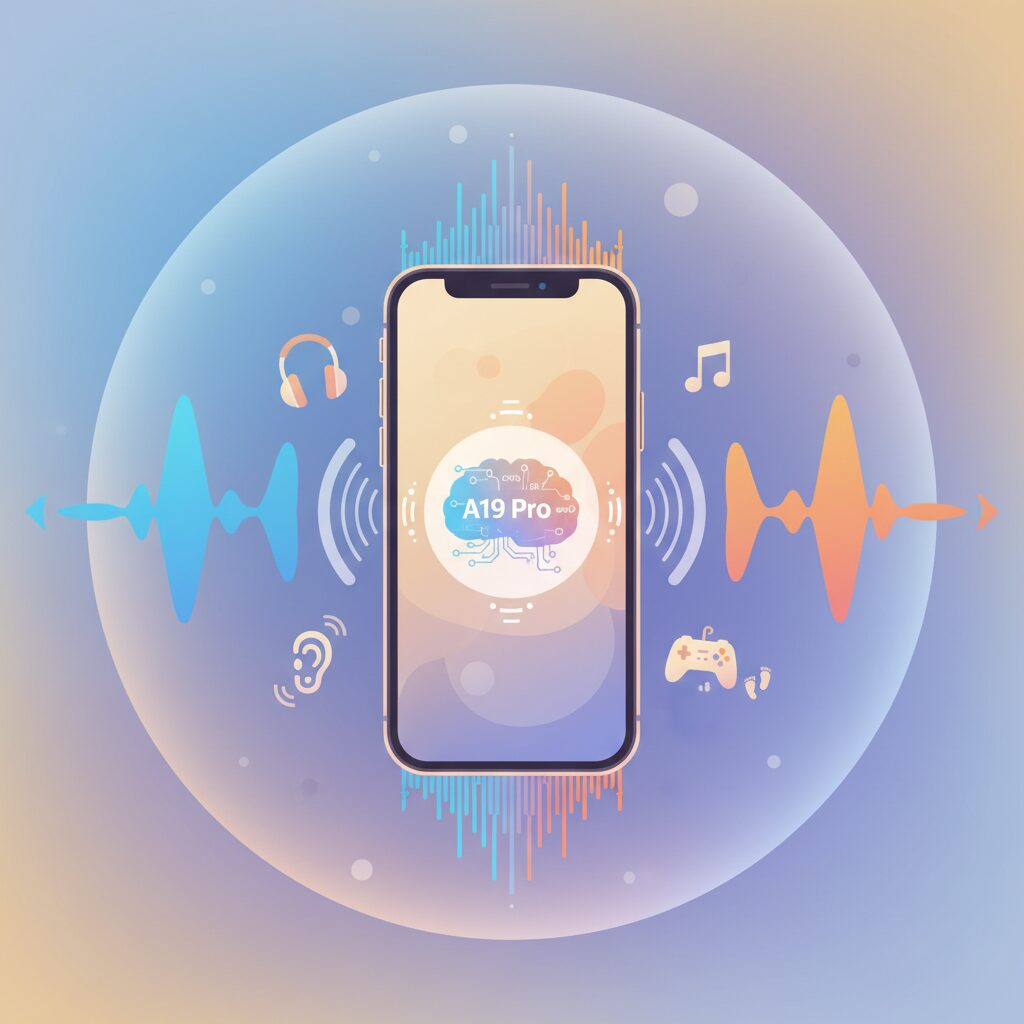 A19 Proチップとオーディオ処理能力の進化 のイメージ
