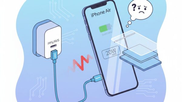 iPhone Airはなぜ20W止まりなのか？USB-C・PPS/AVS・熱設計から読み解く“薄さの代償”と最適な充電環境