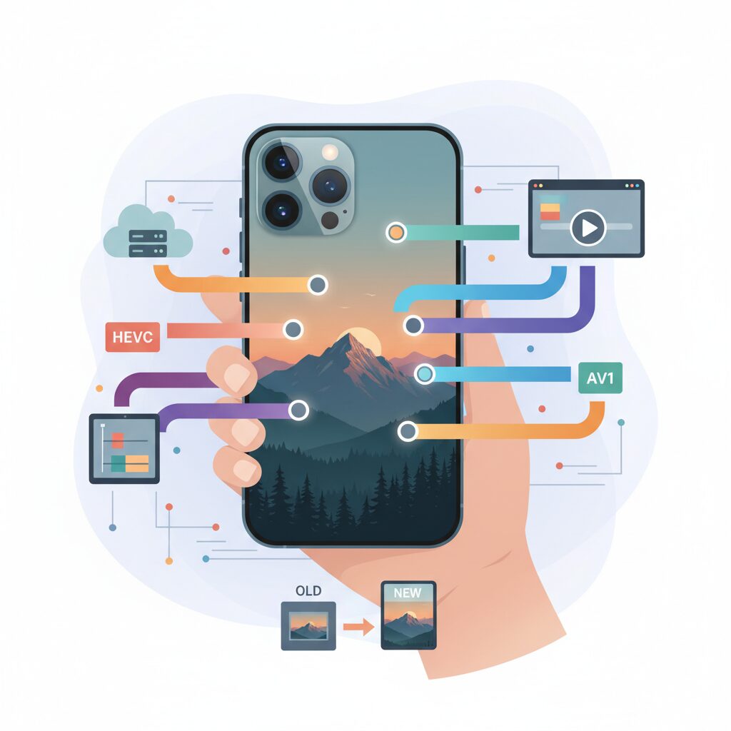 HEVCによるApple Log 2収録がもたらす現実的な変化 のイメージ