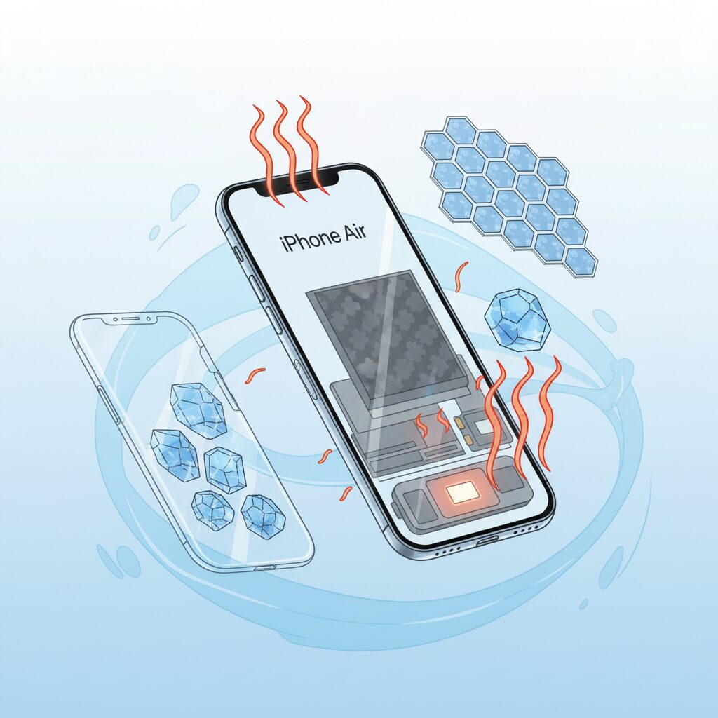 なぜiPhone Airは発熱しやすいのか のイメージ
