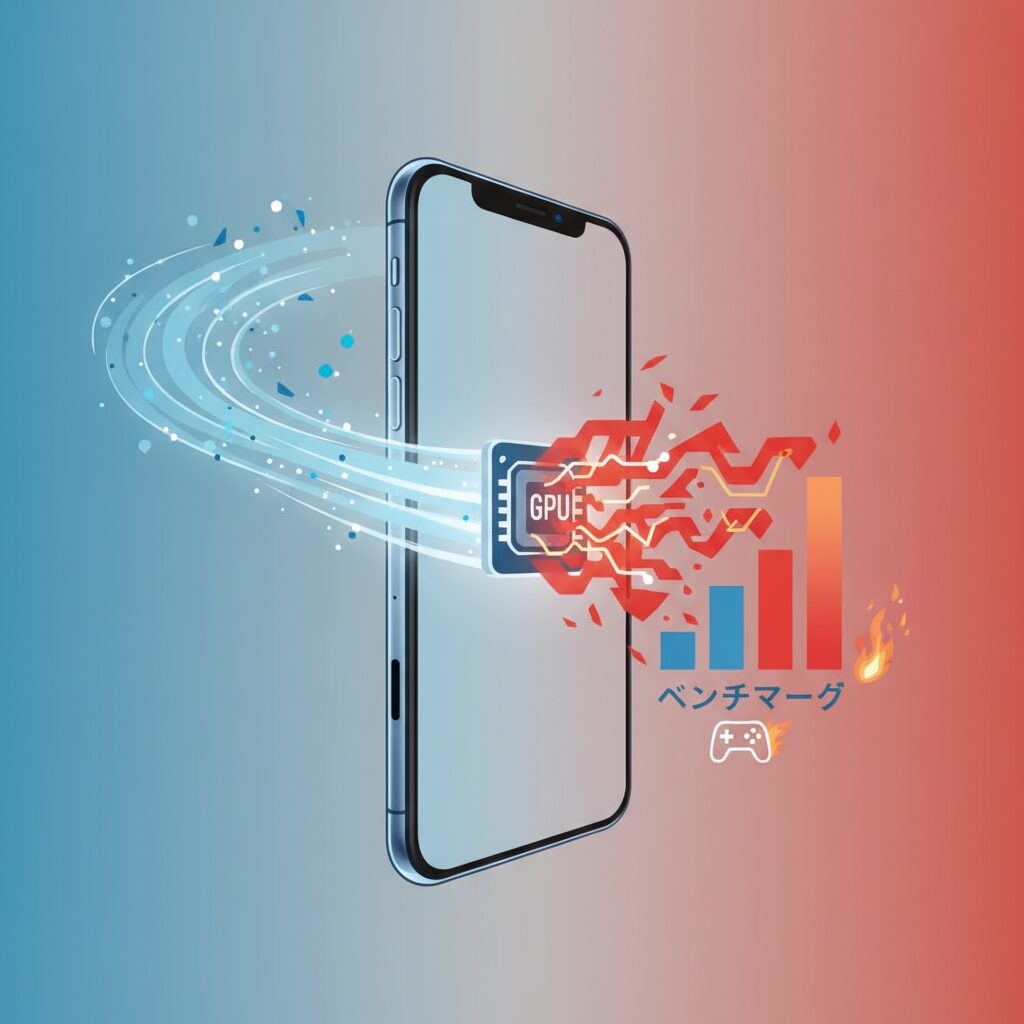 GPUコア数とベンチマークから見える実力差 のイメージ