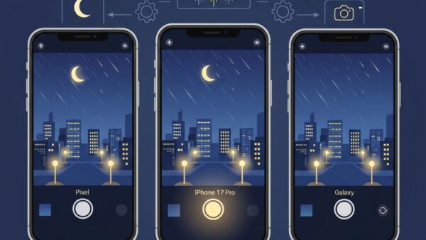 iPhone 17 Proのナイトモードは何が変わった？48MP化と露出制御を徹底解説【Pixel・Galaxy比較】