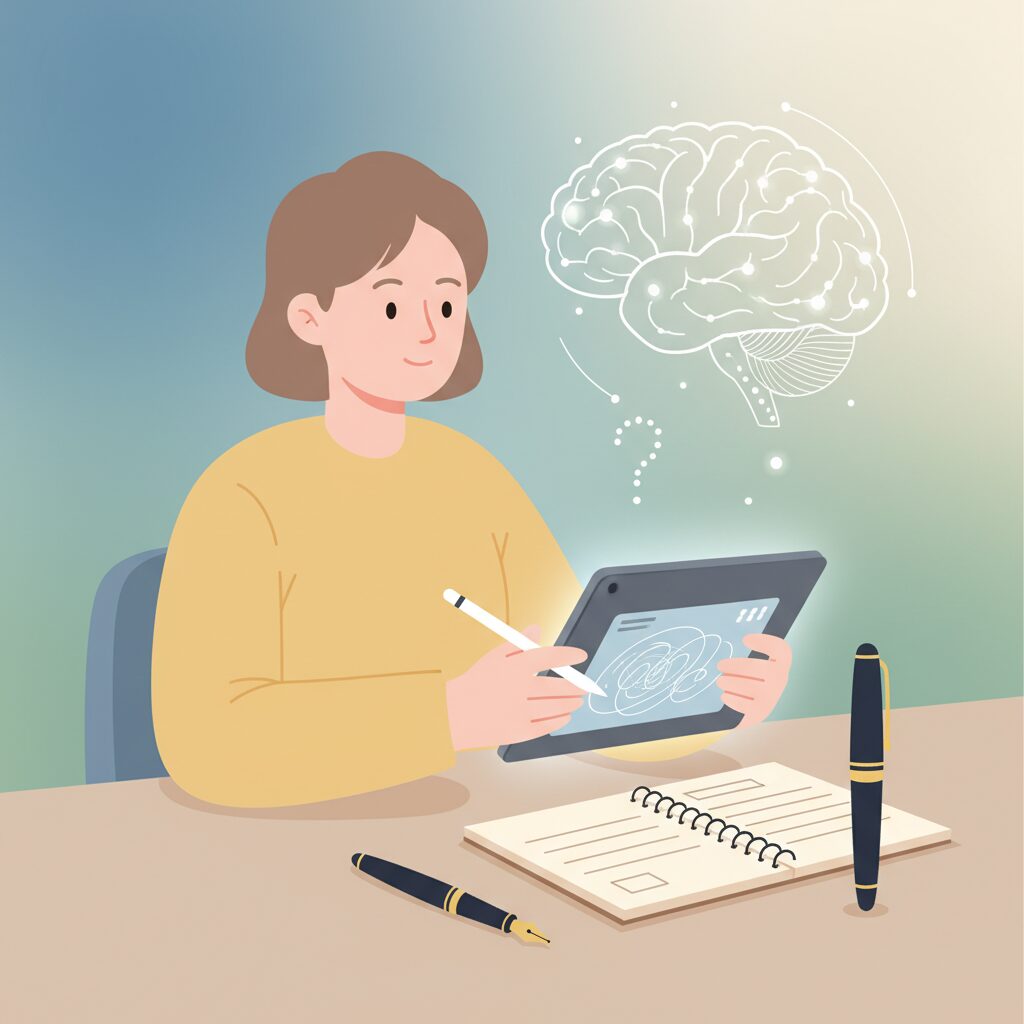 なぜ今も手書きが重要なのかを脳科学から読み解く のイメージ