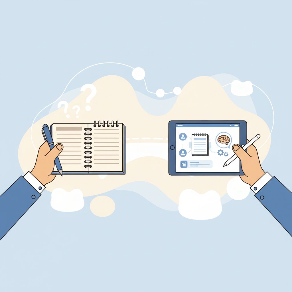 iPadやAndroidタブレットの書き味はどこまで紙に近づいたか のイメージ