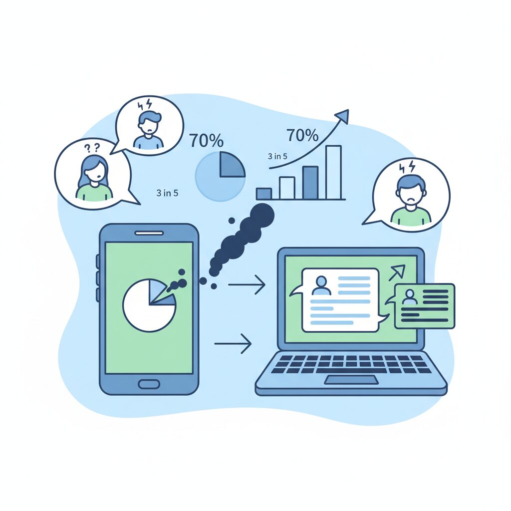 統計が示すデータ消失の規模と頻度 のイメージ