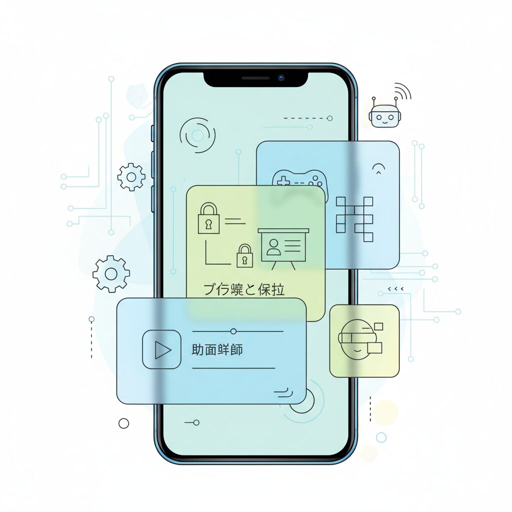 OS標準機能として進化する画面録画とプライバシー のイメージ