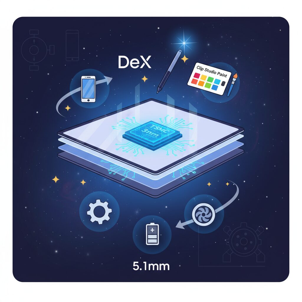 5.1mmを実現した極薄デザインの技術的背景 のイメージ