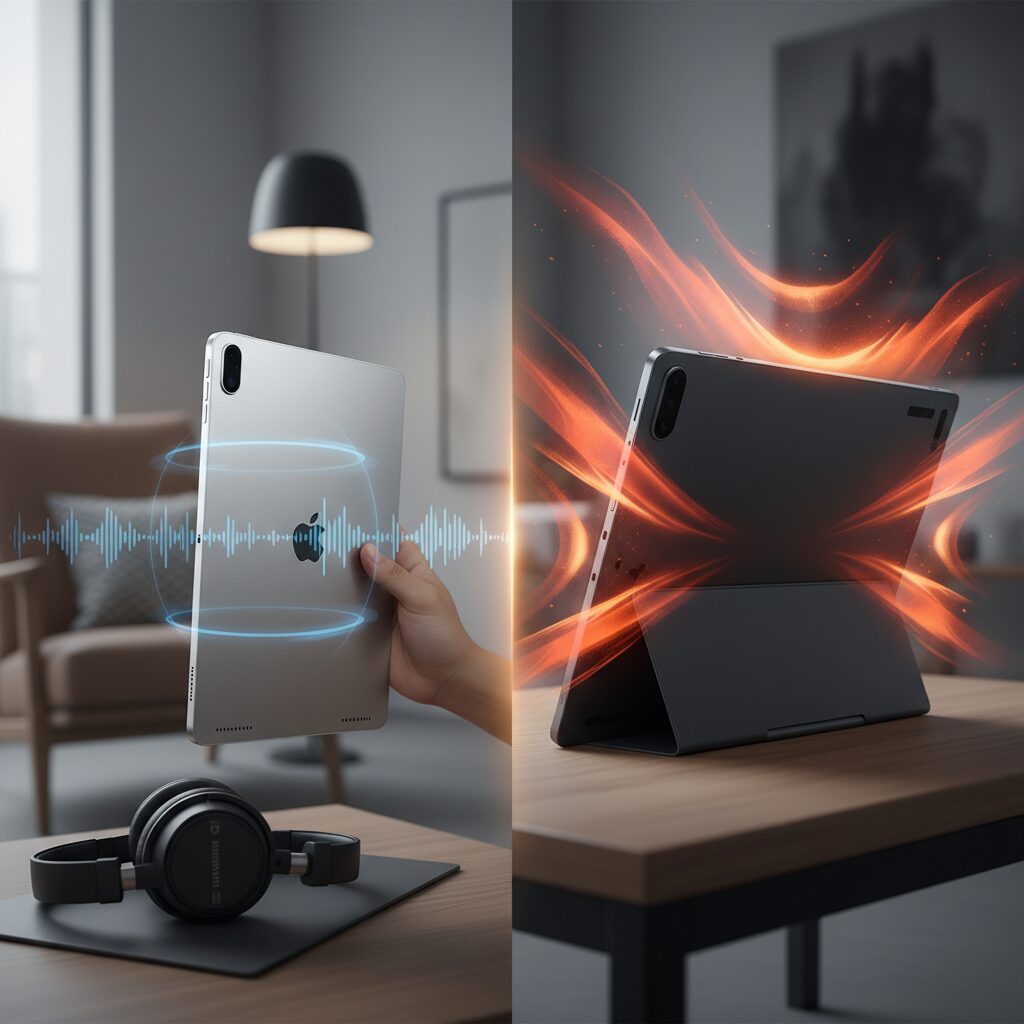 iPad ProとGalaxy Tab Ultraに見る音作りの方向性の違い のイメージ