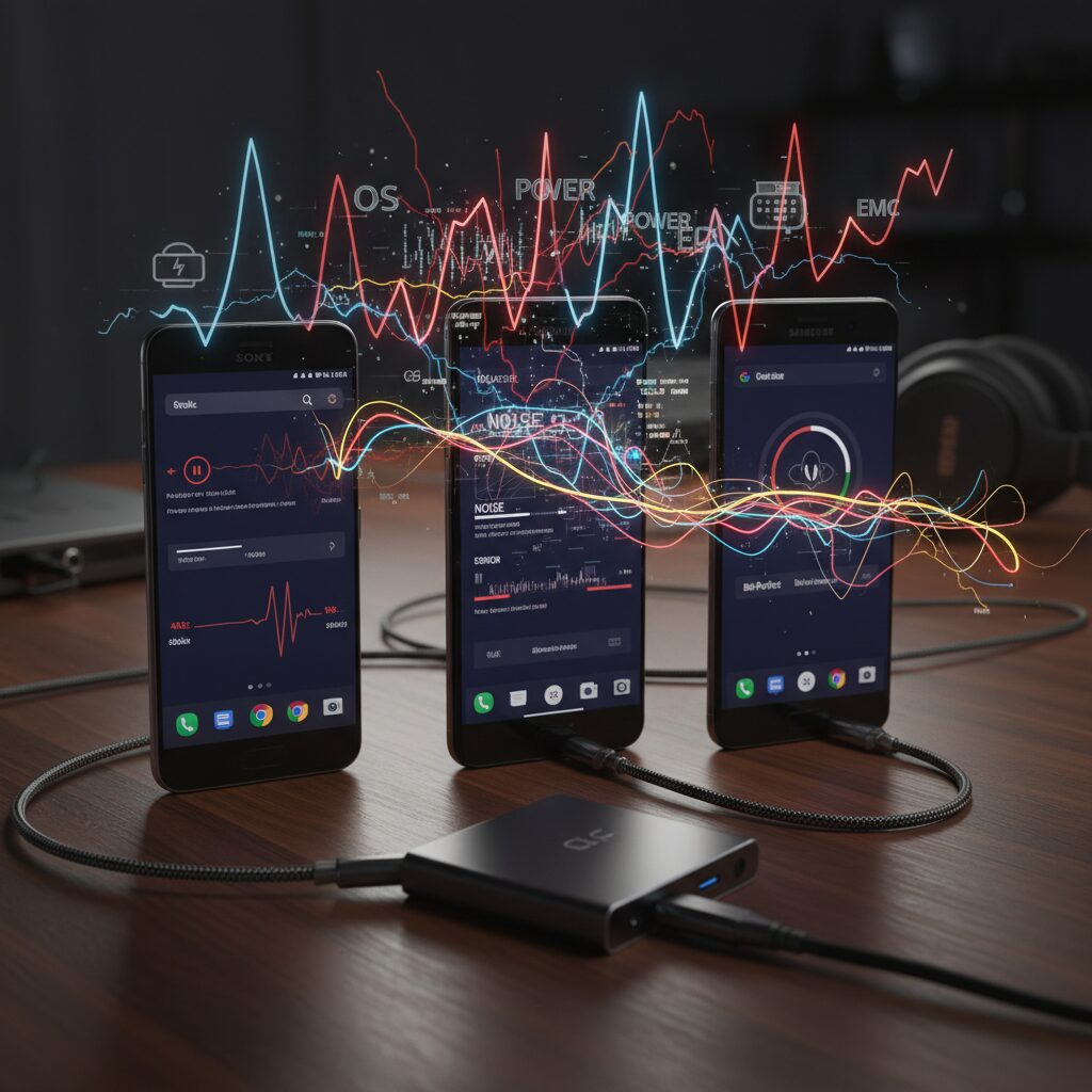 Pixel・Xperia・Galaxyに見るメーカー別USB DACの相性傾向 のイメージ