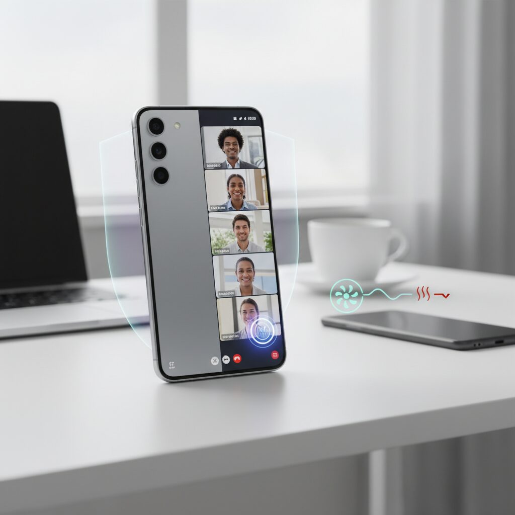 ライトモードが会議中の安定性を高める理由 のイメージ