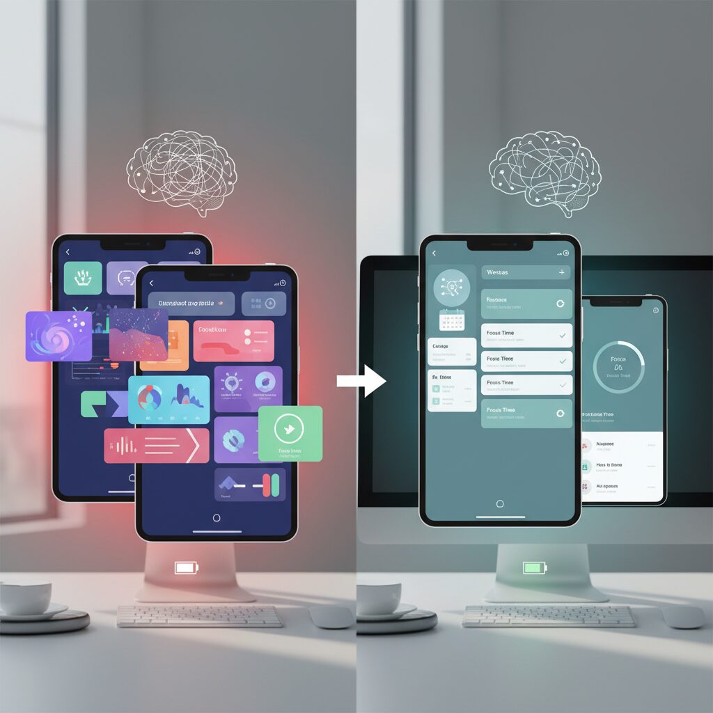 認知科学から読み解くウィジェット配置の最適解 のイメージ