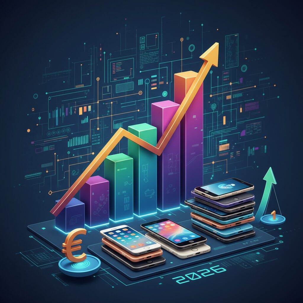 2026年の中古スマートフォン市場規模と成長データ のイメージ