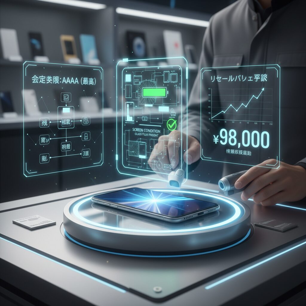 中古スマホの査定はどう決まる？ランク制度の基本構造 のイメージ