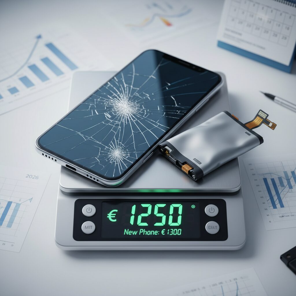 2026年現在のスマホ修理費用はどれほど高いのか のイメージ